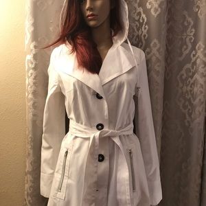 Beautiful hooded rain coat